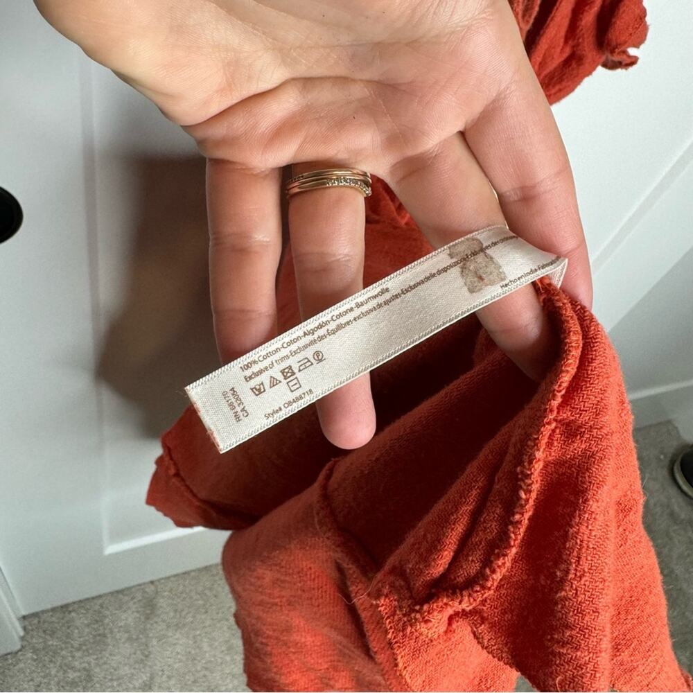 Free People “More than a Mini” Orange Mini Dress - Picture 8 of 8